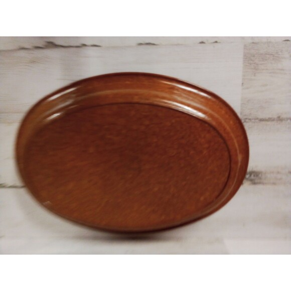 Caduceus Brown/Tan Bowl Platter‎  Great For Fruit Or Bread - Picture 11 of 16